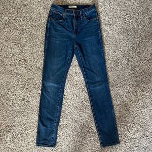 Madewell 10”High Rise Skinny- NWOT